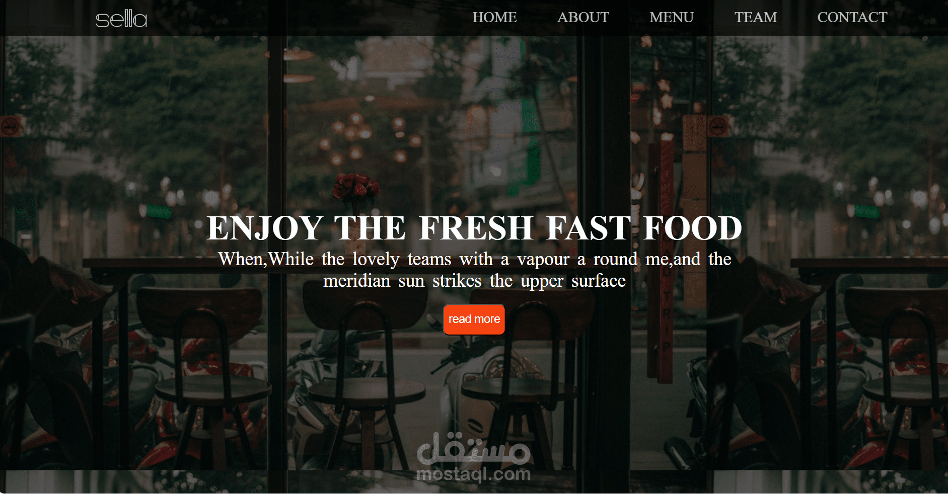 restaurant- website