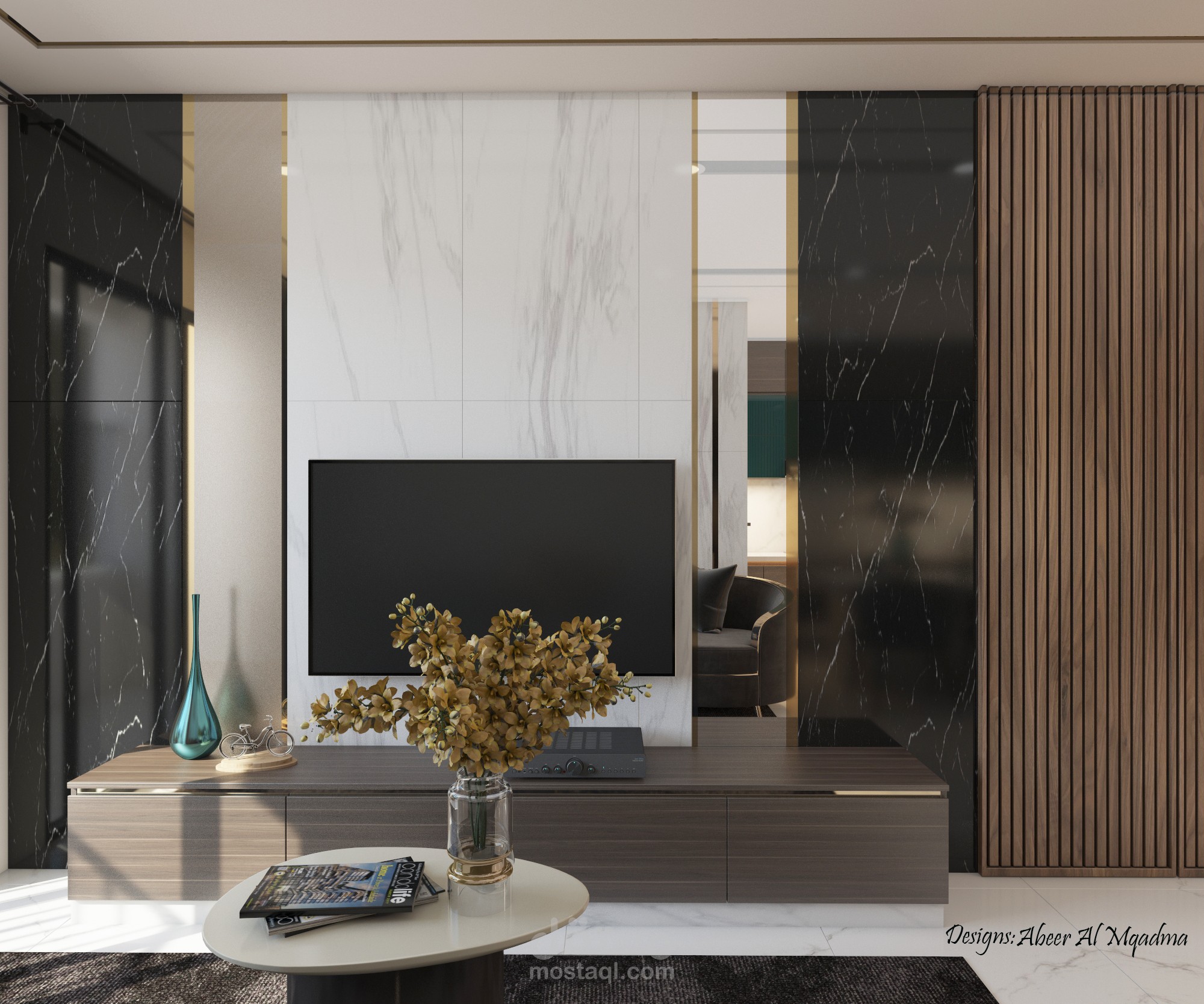 شقة بتصميم عصري حديث