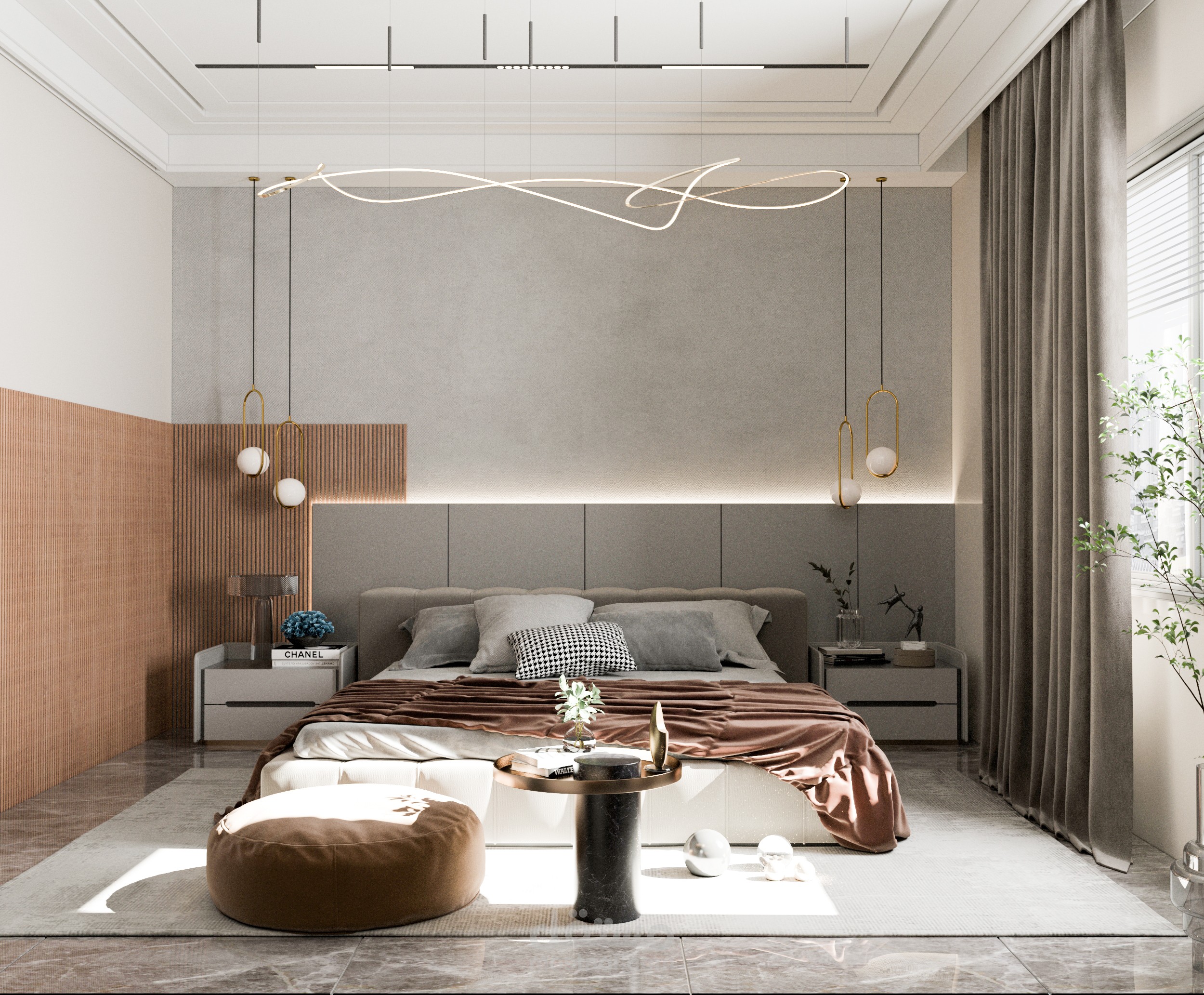 Modern bedroom