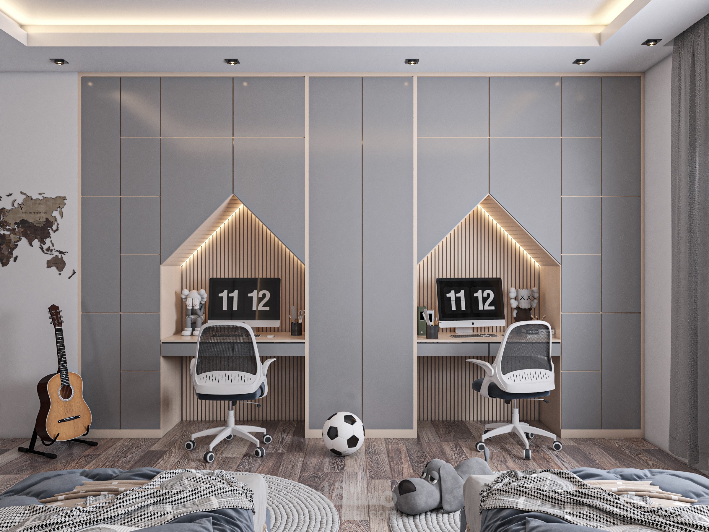تصميم داخلي | غرفة أولاد  ©