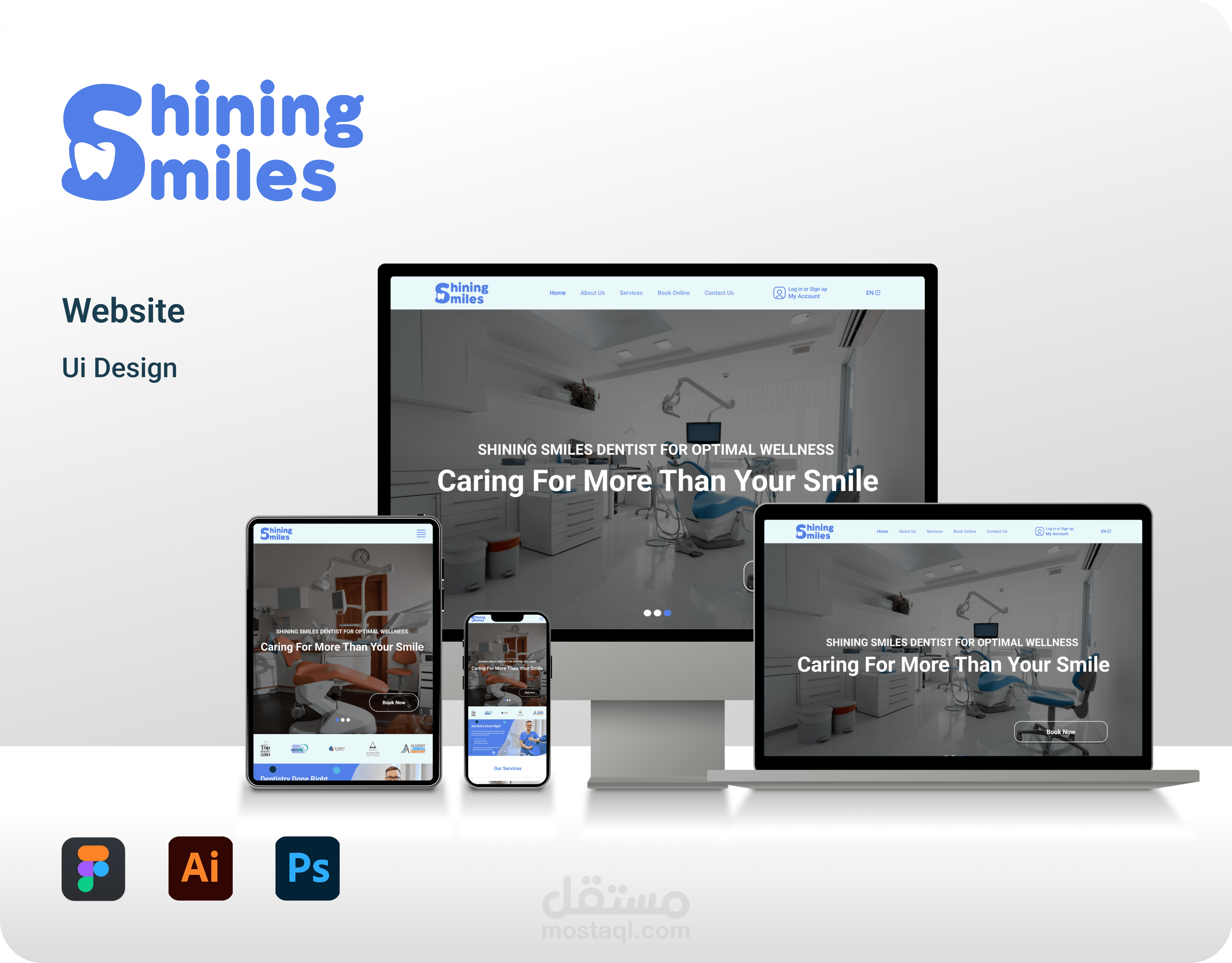 صفحة هبوط ل عيادة دكتور أسنان