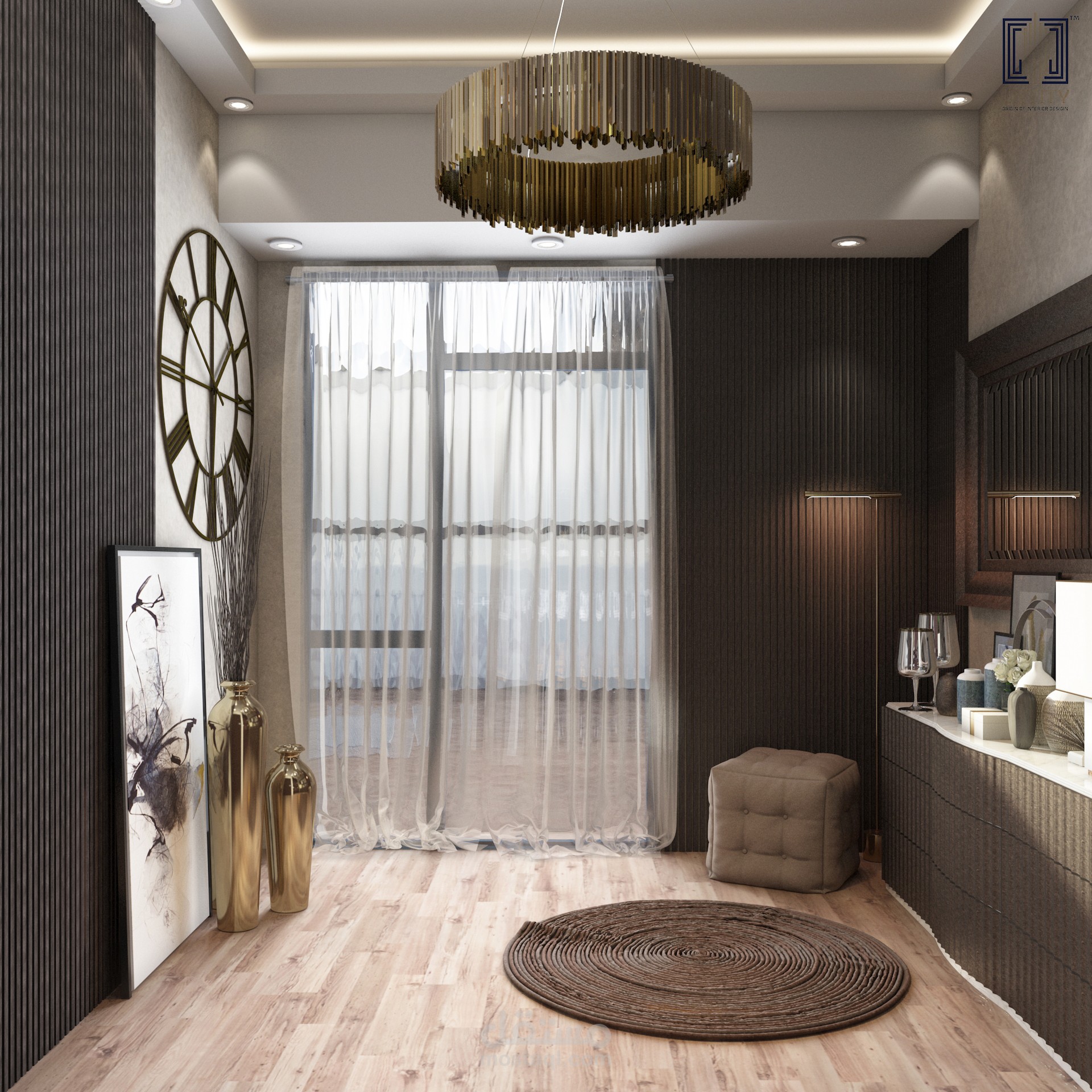 غرفة مربية مع فرش زكي .