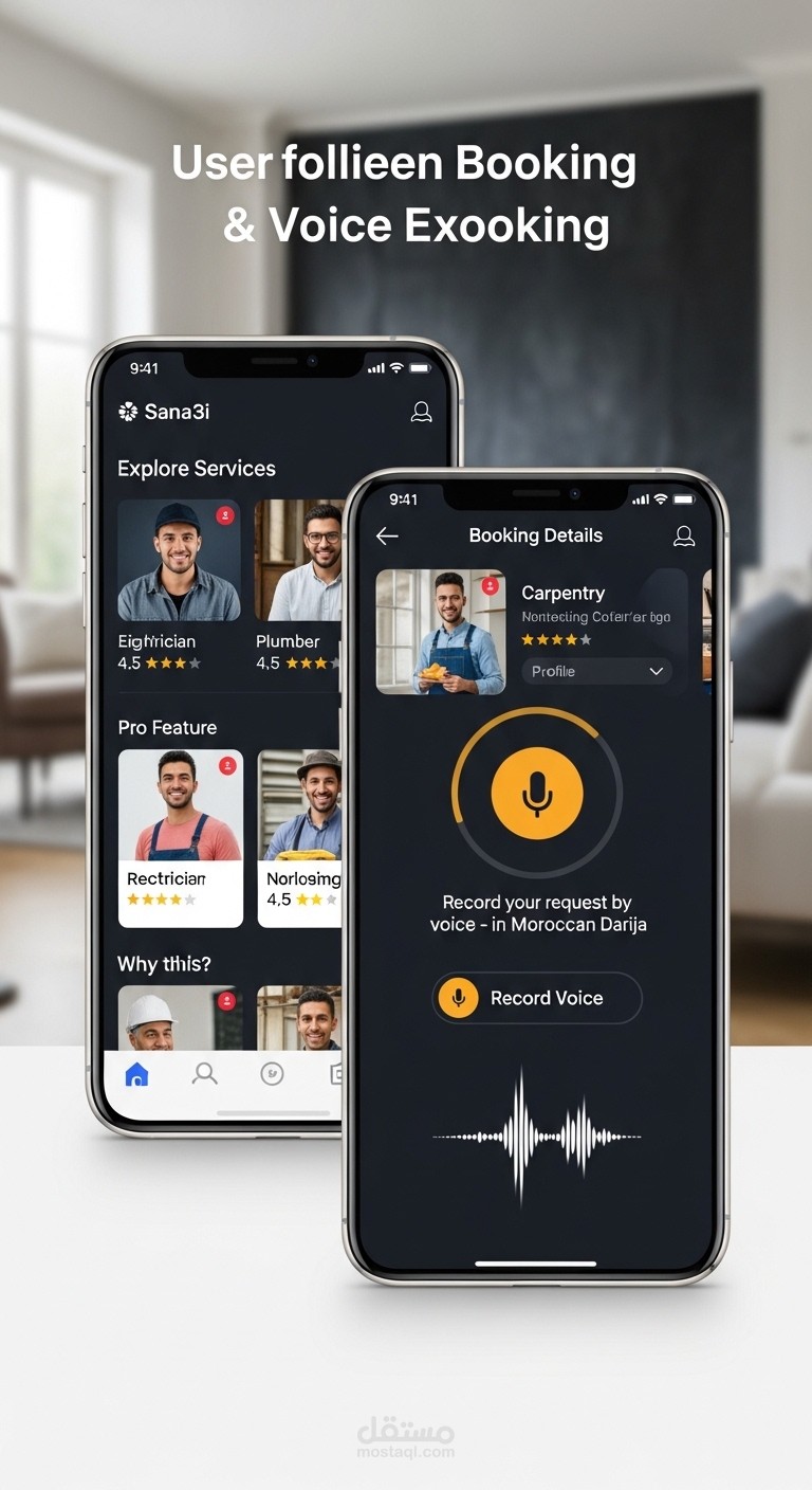 منصة "صنايعي" (Sana3i) - لربط الحرفيين بالزبائن