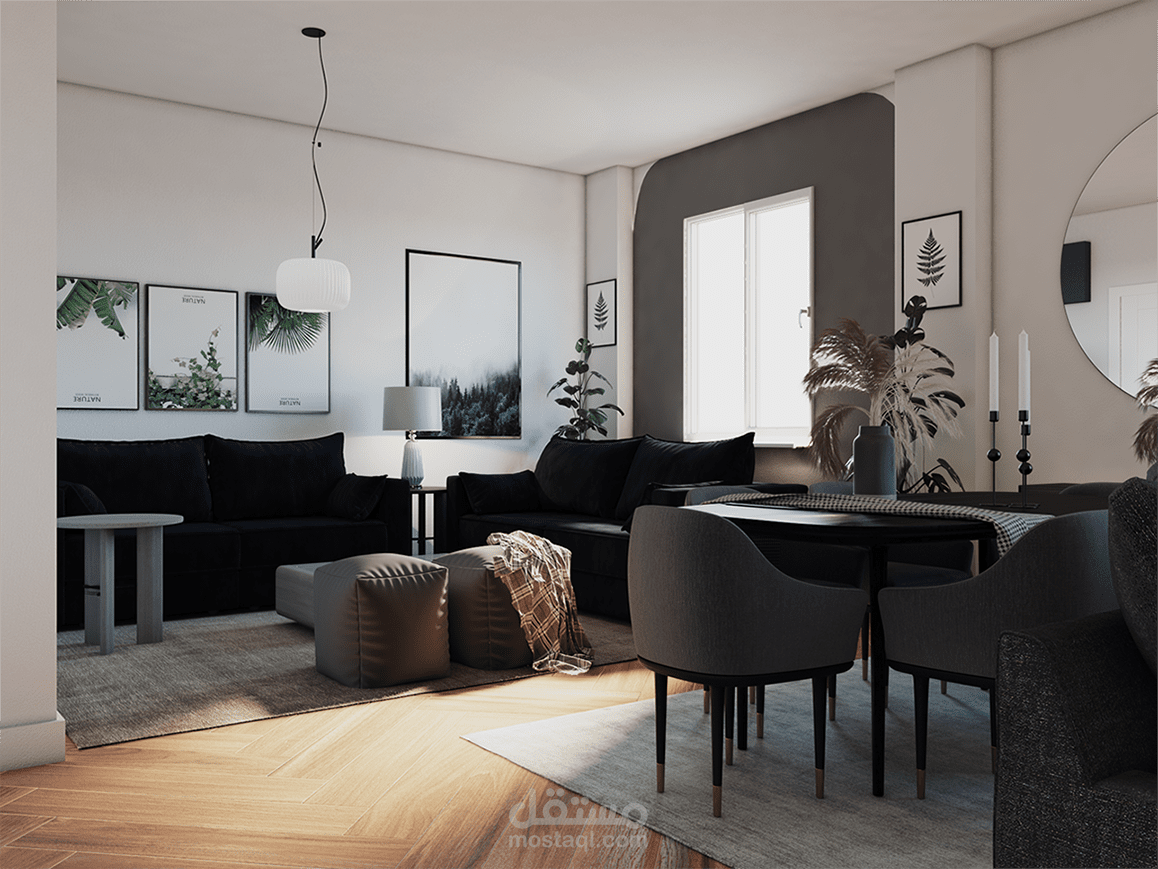 modern reception room