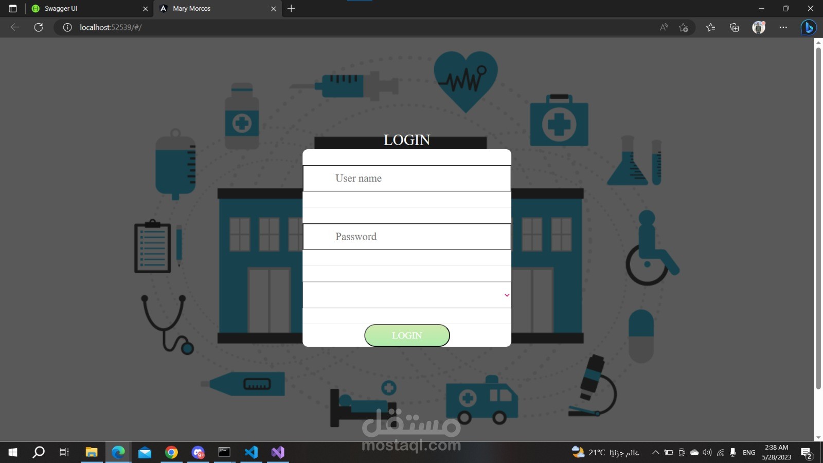 Hospital Project ERP System