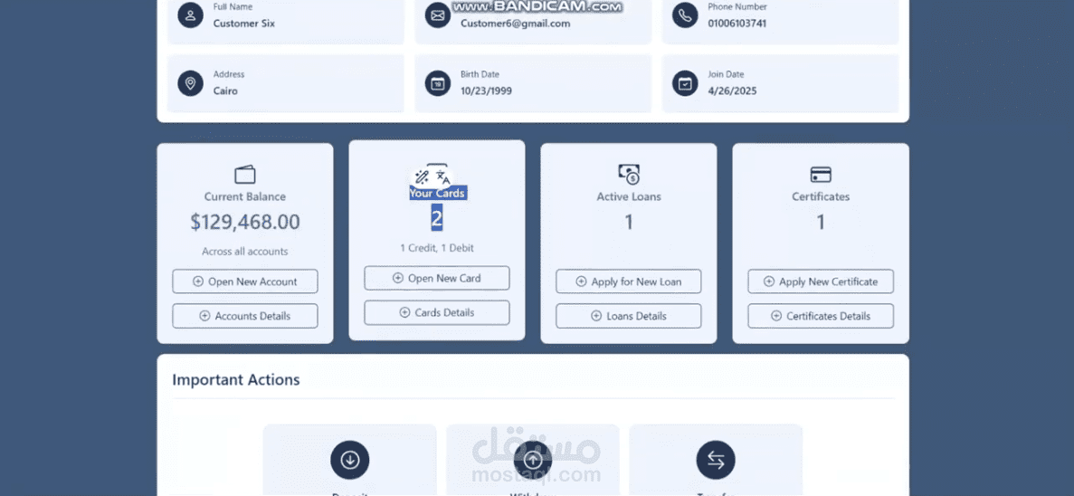 Bank Management System