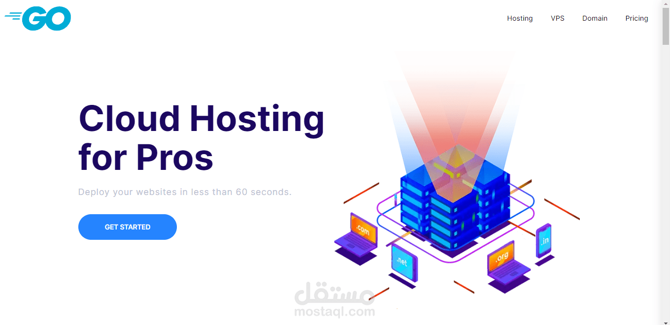 خدمة استضافة الويب (web hosting service)