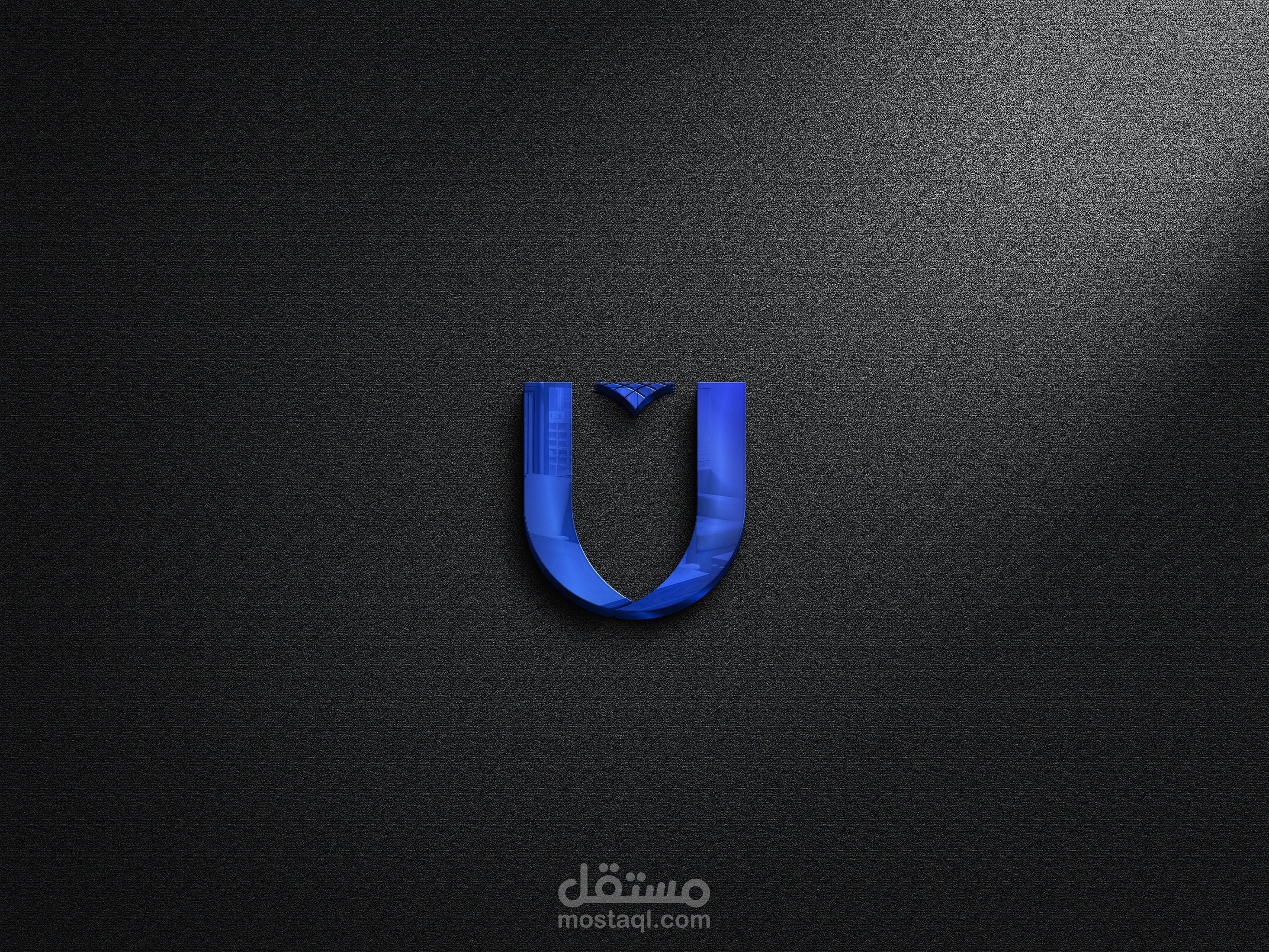 تصميم شعار حرف النون