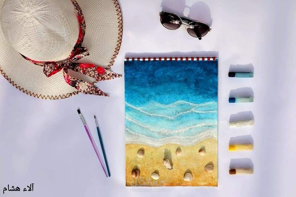 ألوان مائية