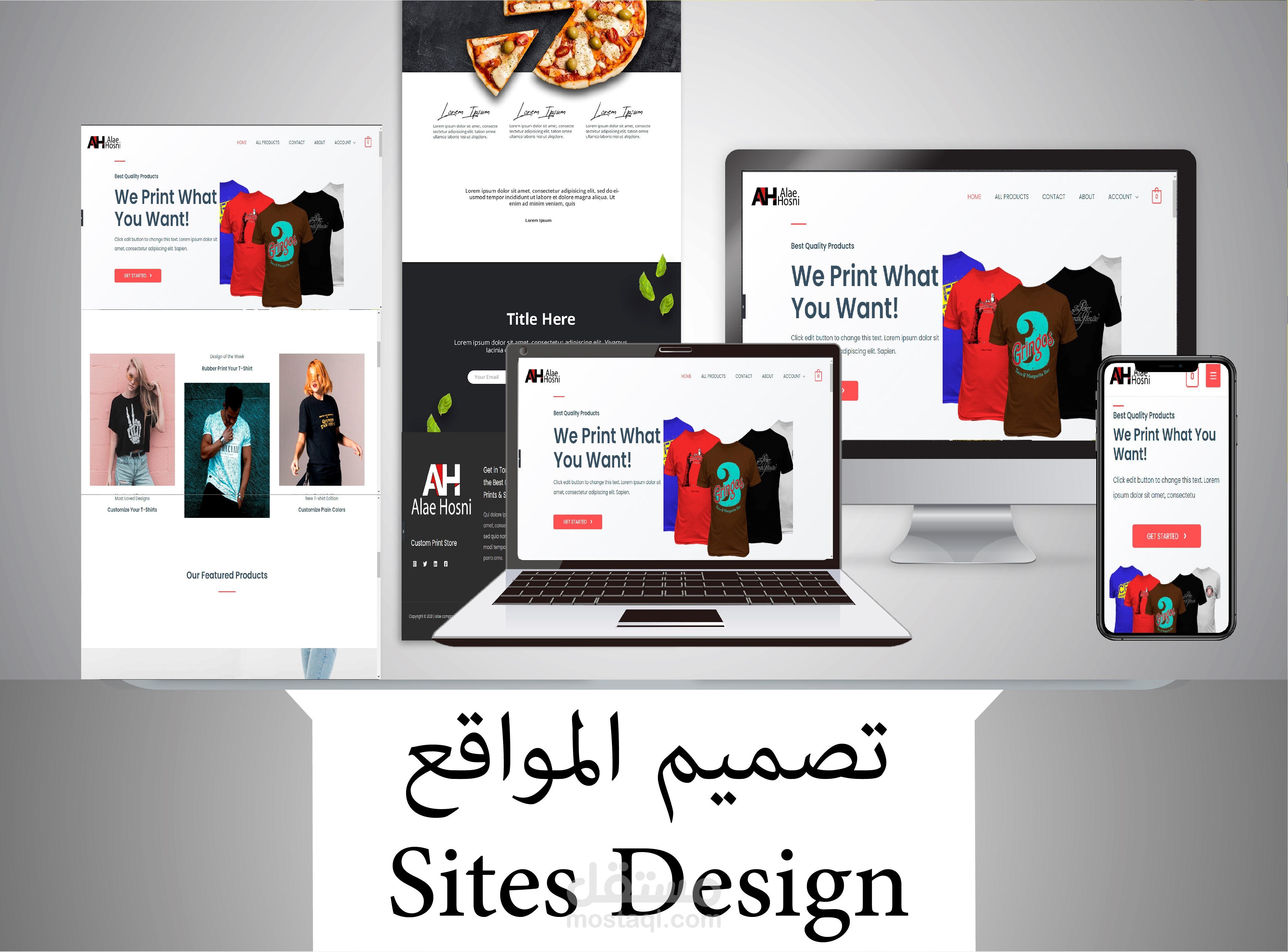 تصميم المواقع