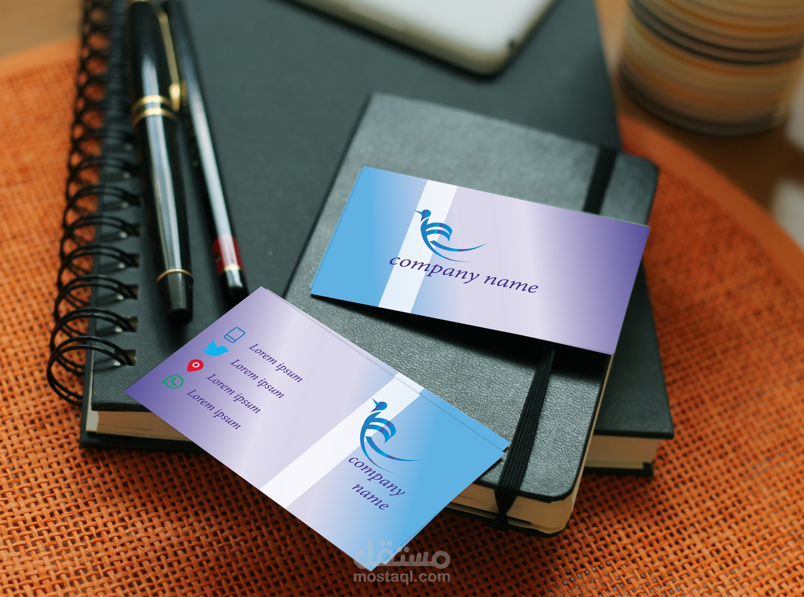 تصميم بطاقة عمل