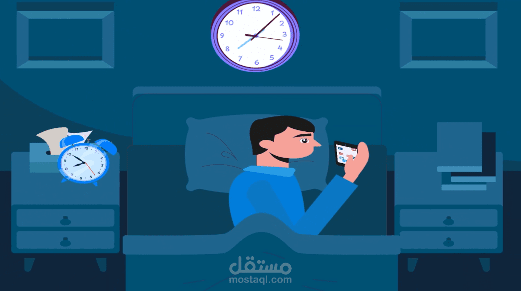 اضرار السوشيال ميديا (موشن جرافيك)