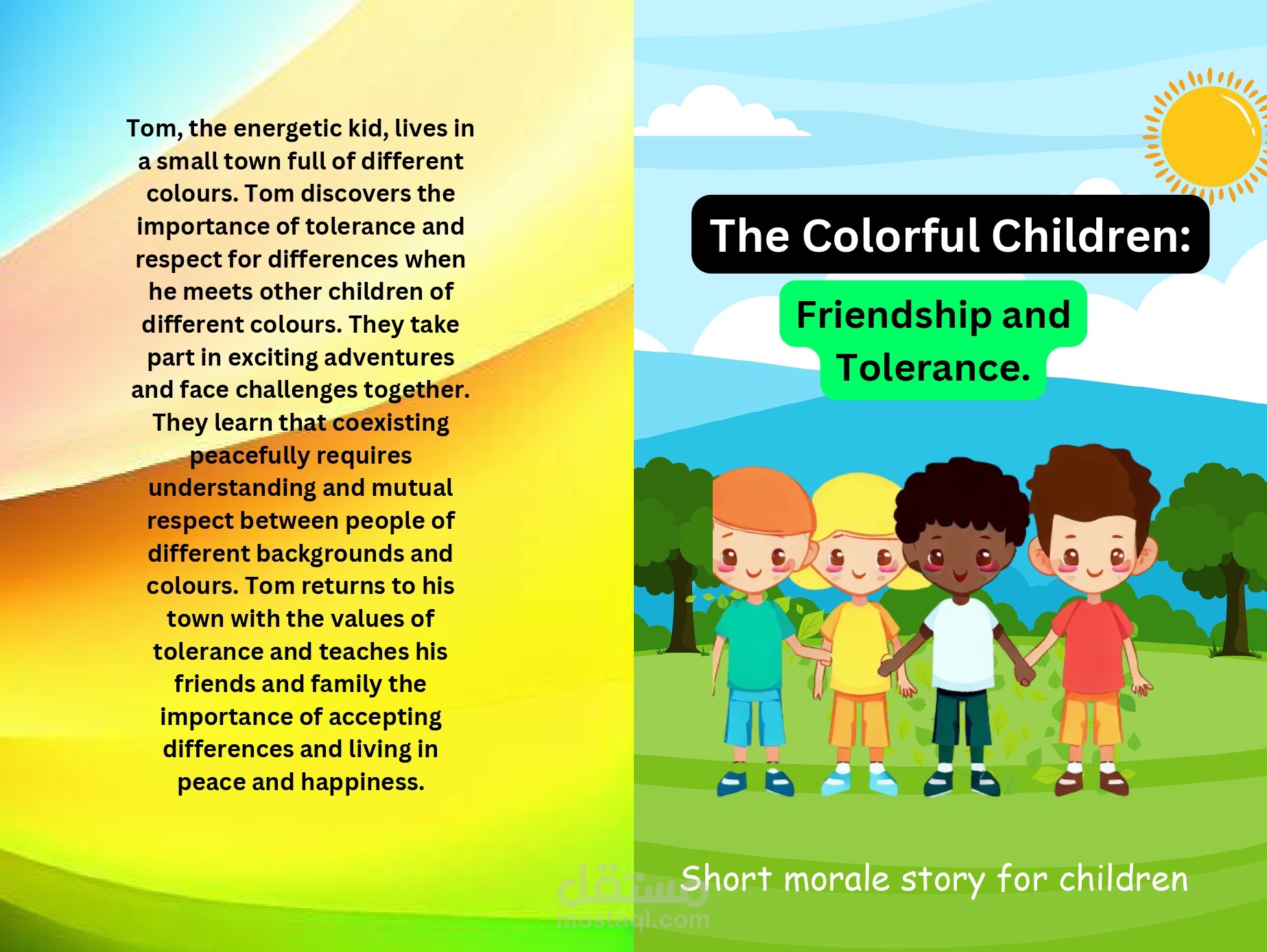 غلاف قصة اطفال