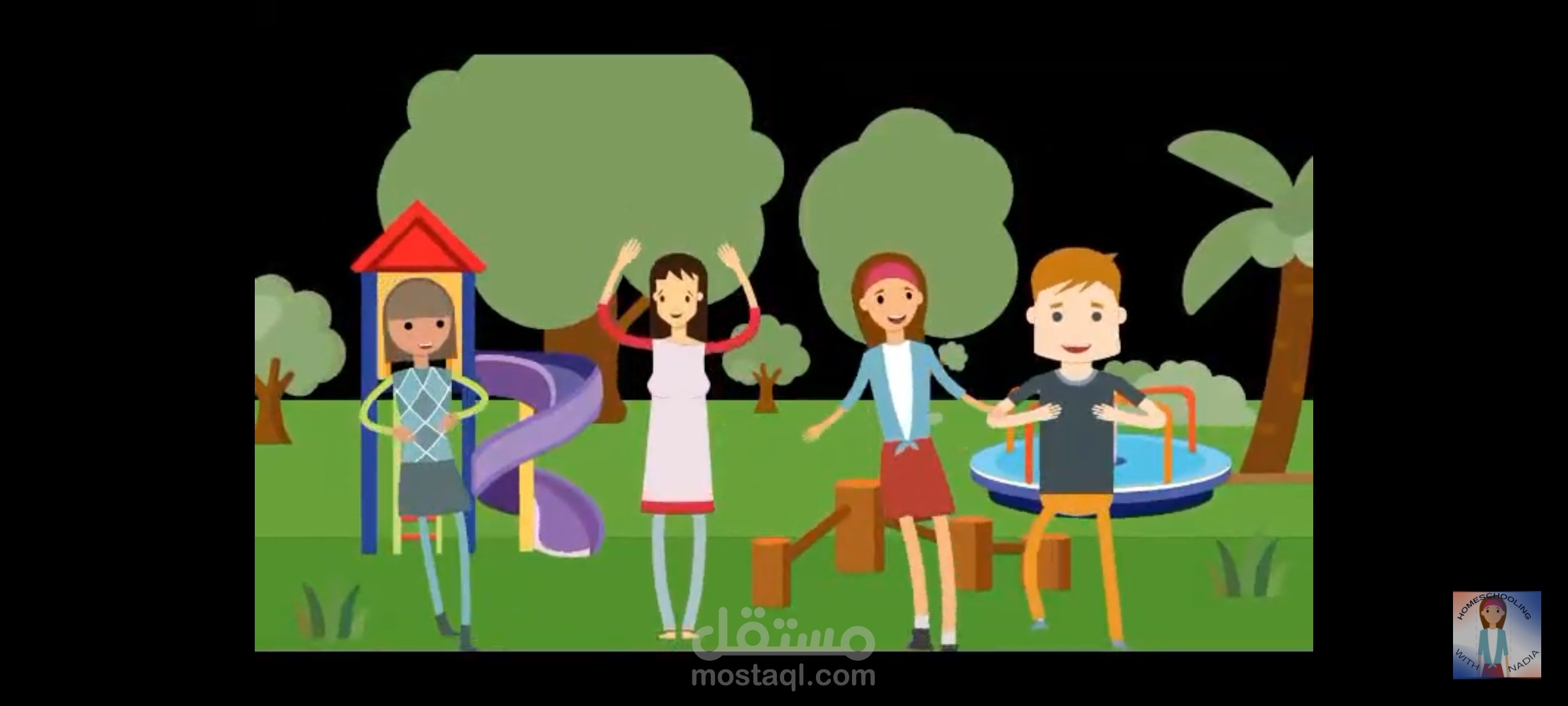 تقديم مادة تعليمى إنجليزى  بالأنيميشن