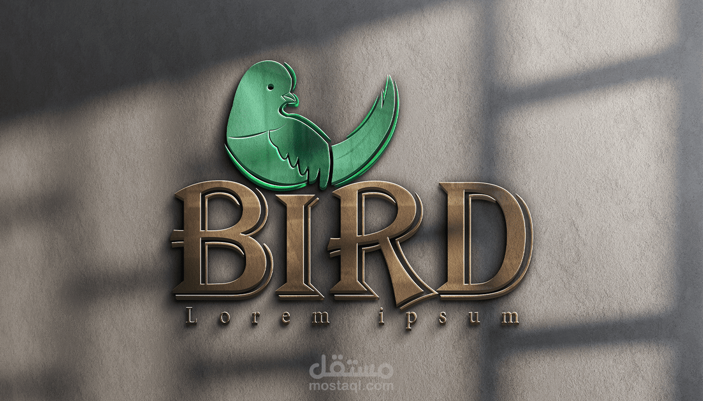 شعار لإحدى المحال المختصة ببيع الطيور