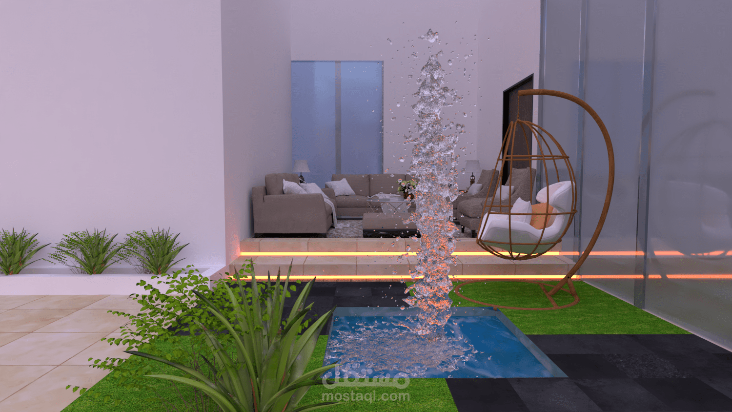 تصميم جلسه خارجية