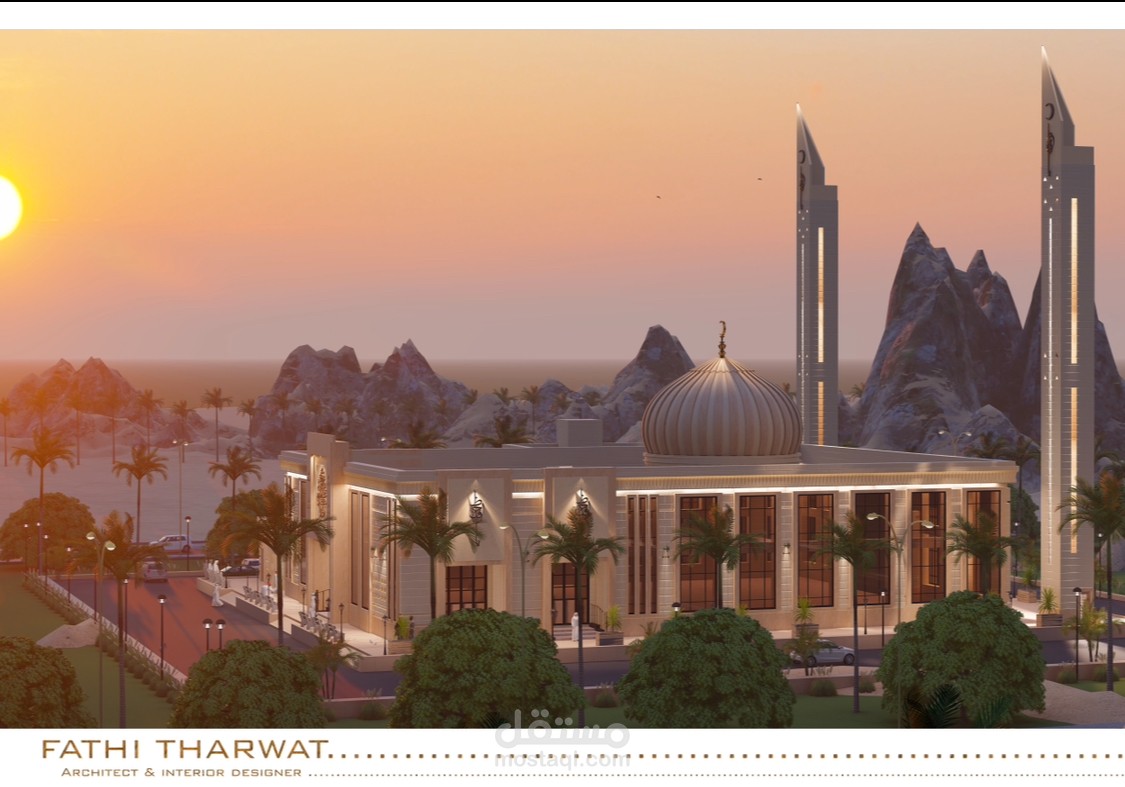 تصميم معماري ل مسجد المدينه المنوره
