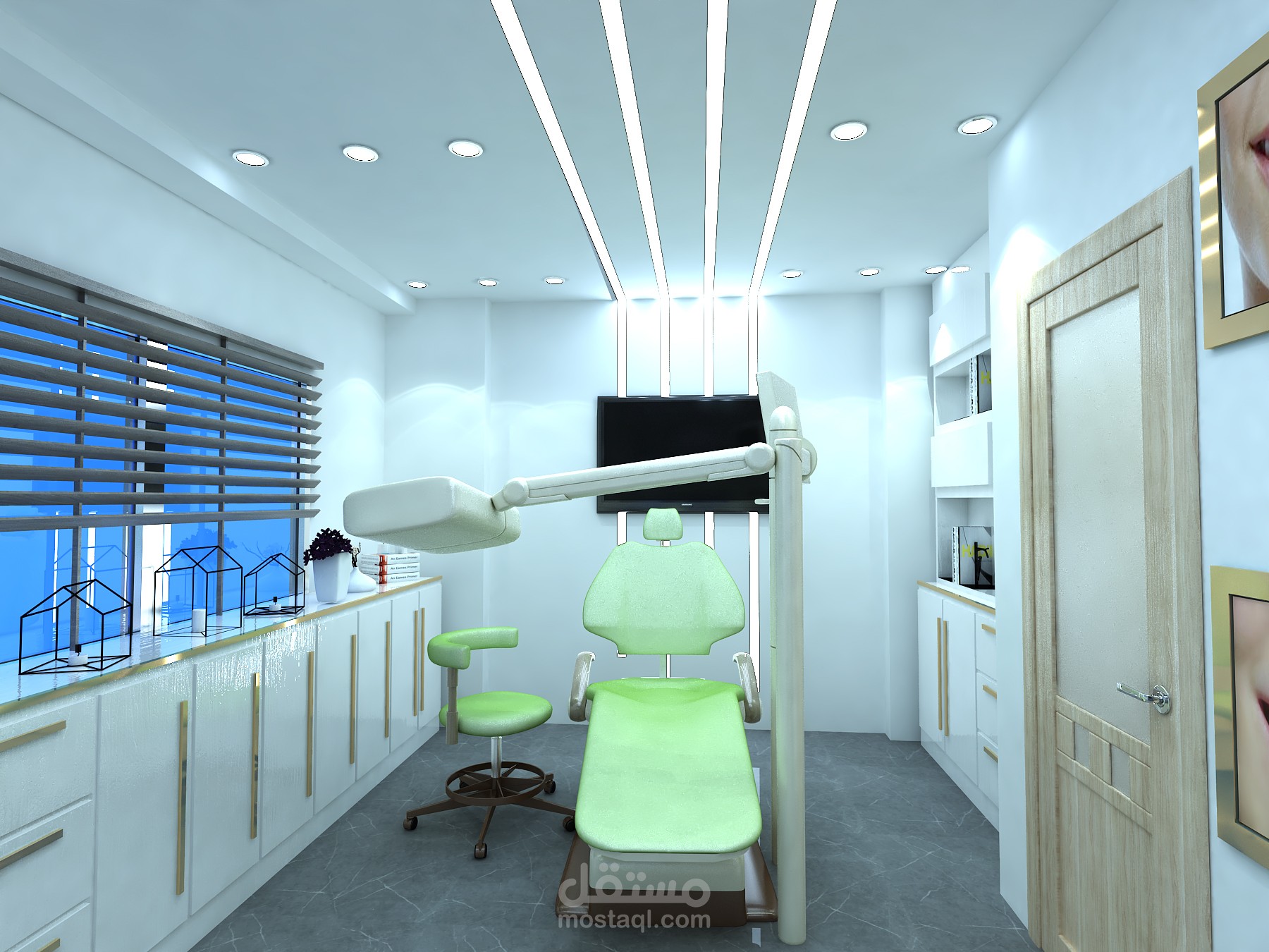 تصميم مجمع عيادات طب أسنان