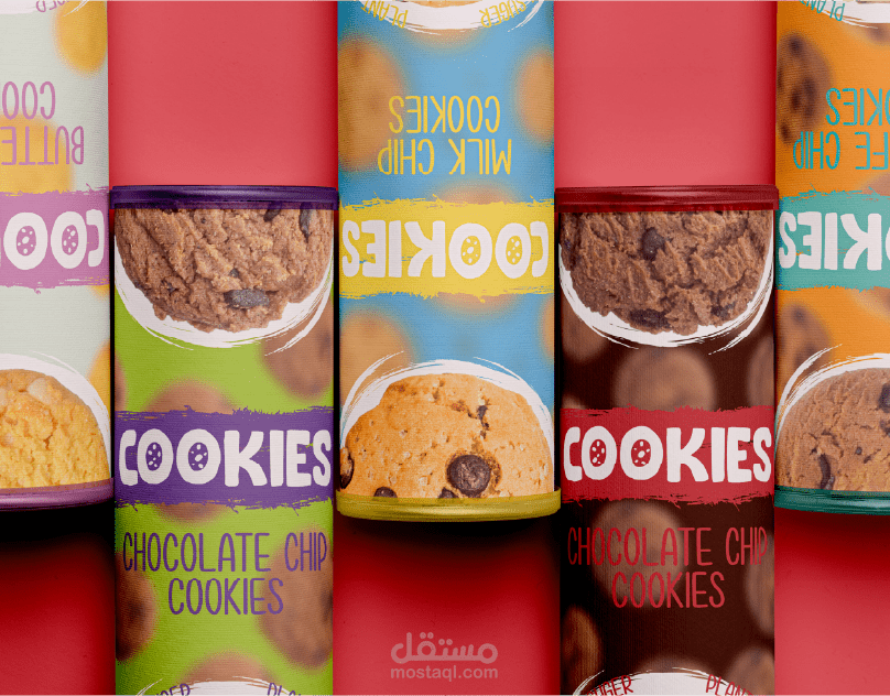تصميم شعار و هوية بصرية لمنتج cookies