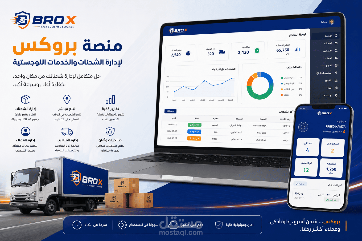 BROX Express – Smart Logistics Management Platform