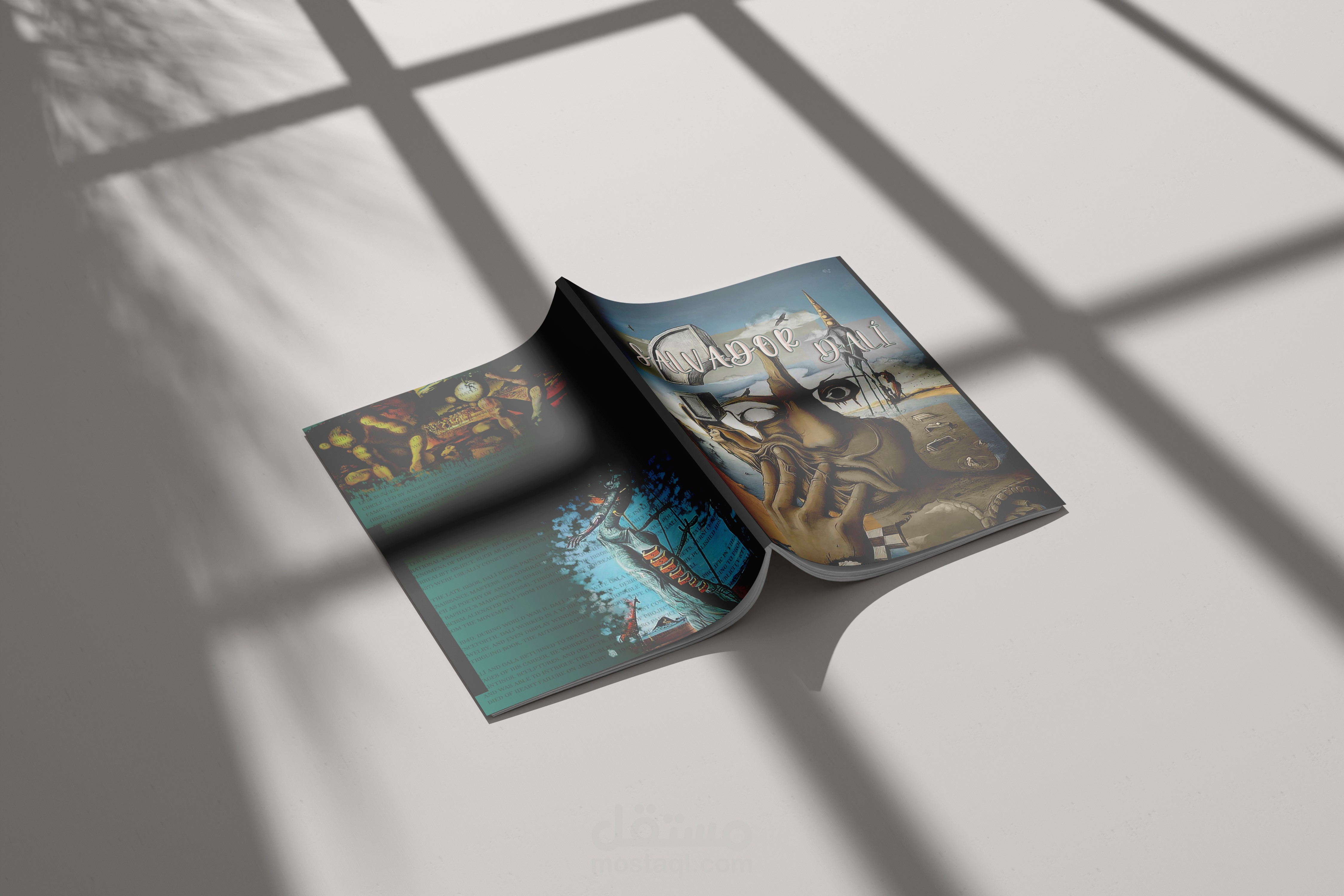 تصميم مجله للفنان سلفادور دالي