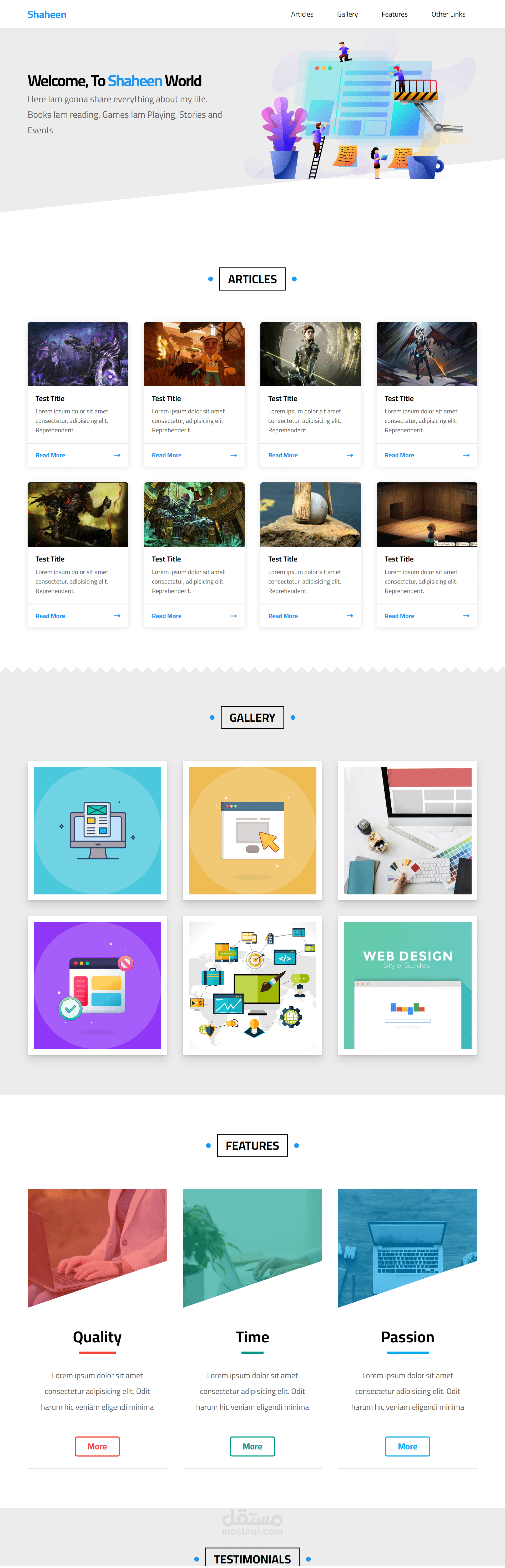 Landing Page