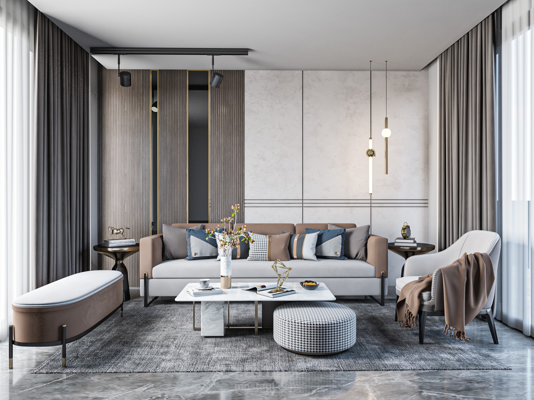 تصميم داخلي الطراز الجديث
