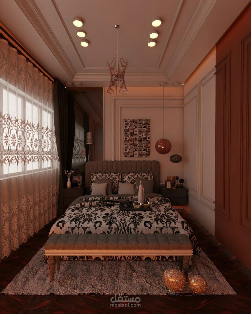 تصميم ديكور داخلي لغرفة نوم