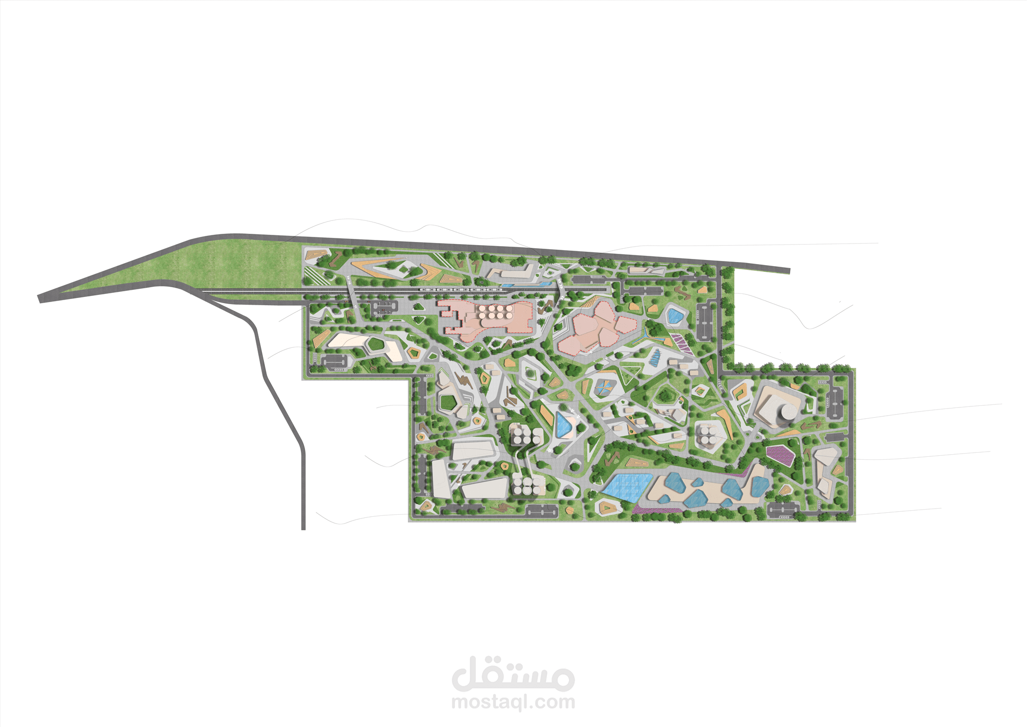 تخطيط وتصميم مجمع بيئي