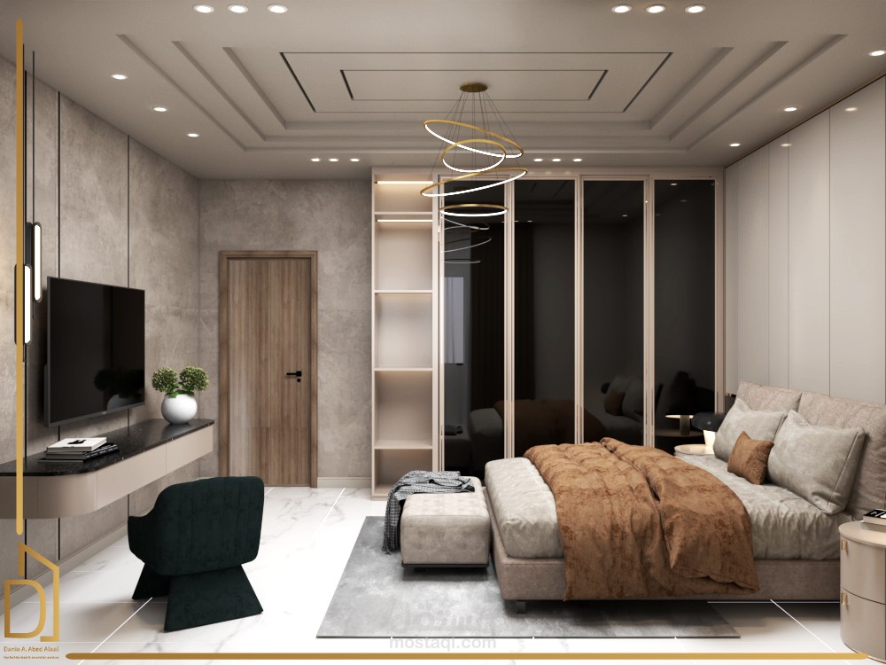 تصميم غرفة نوم رئيسية