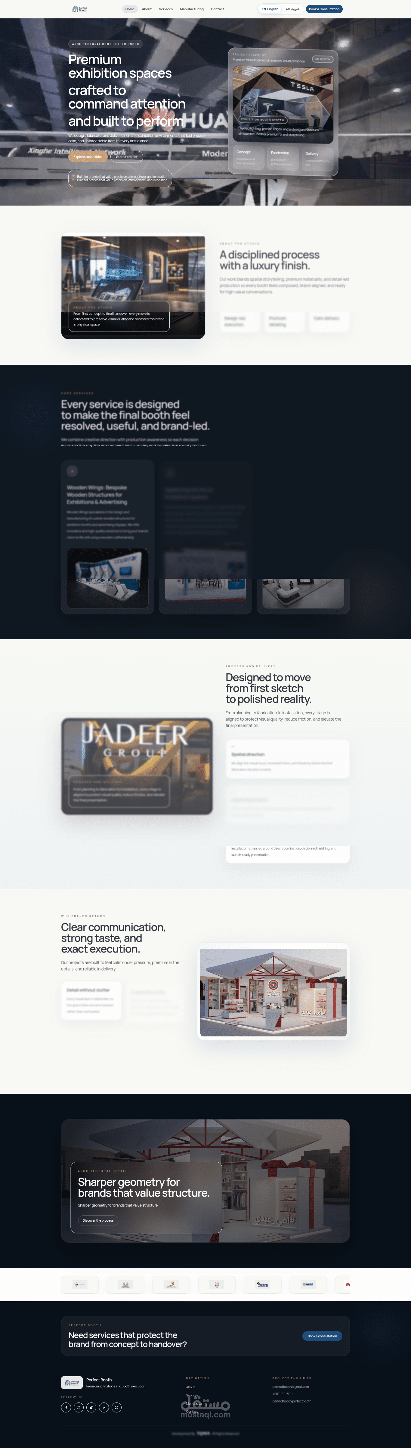 Perfect Booth | Premium Exhibition & Booth Portfolio Website