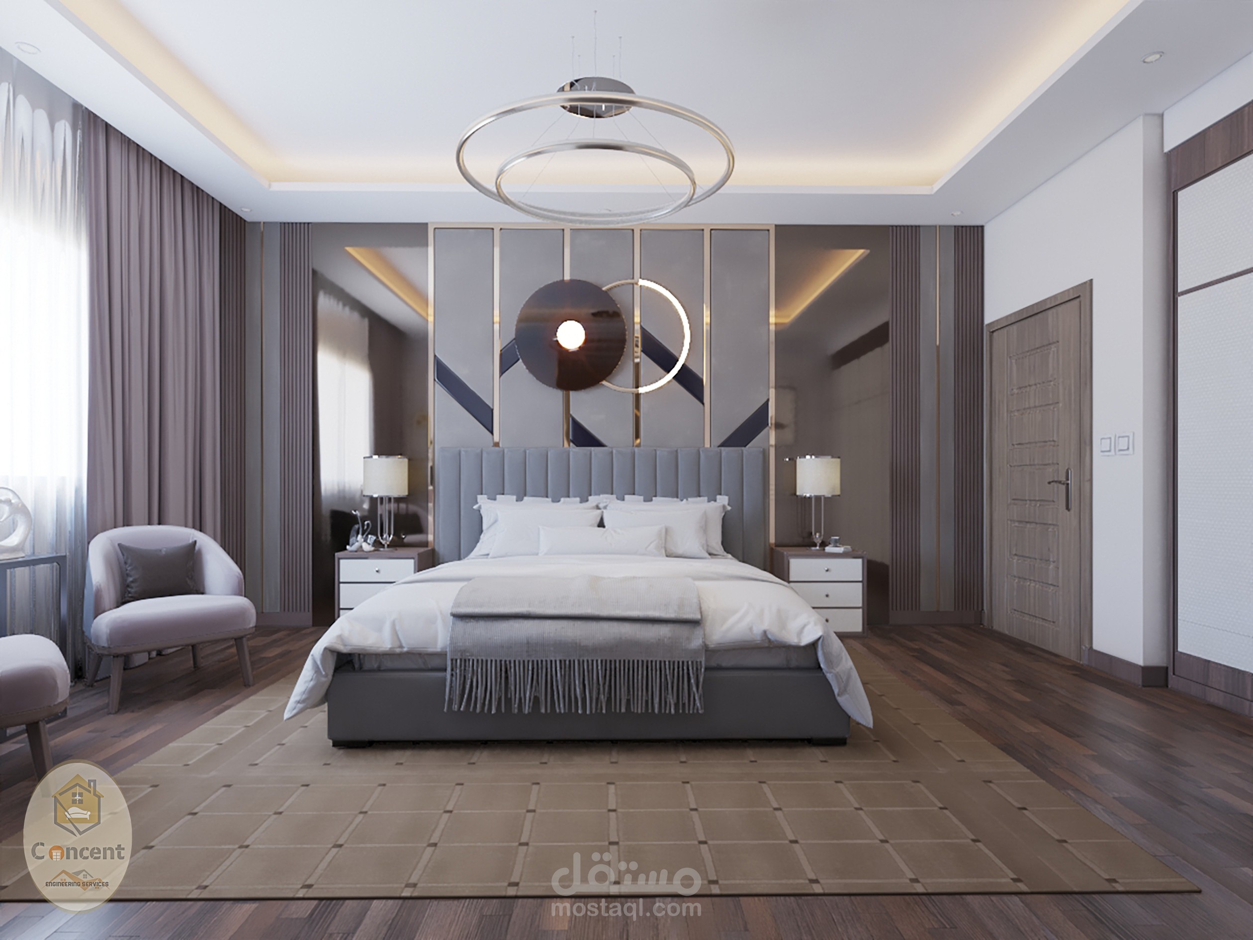 غرفة نوم مودرن