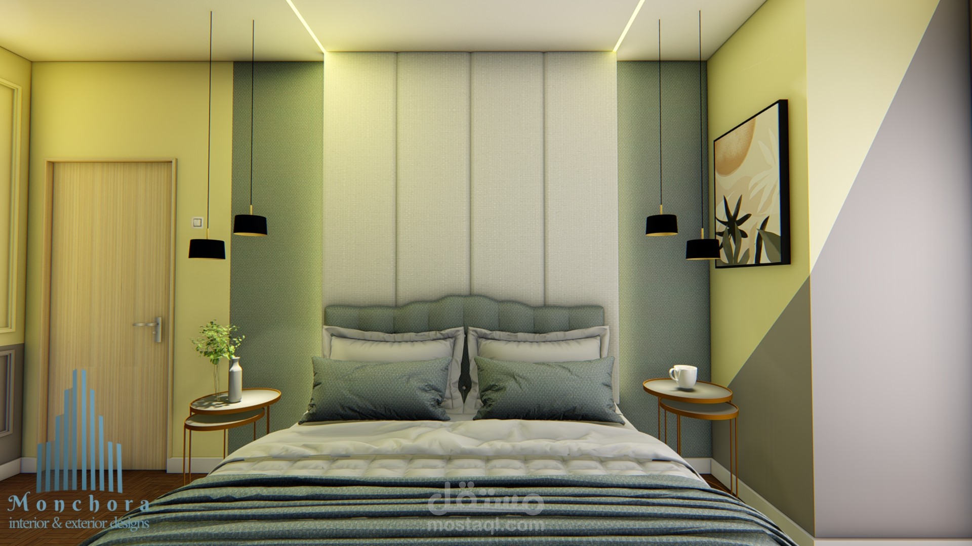 غرفة نوم ماستر مقاس 4 *6