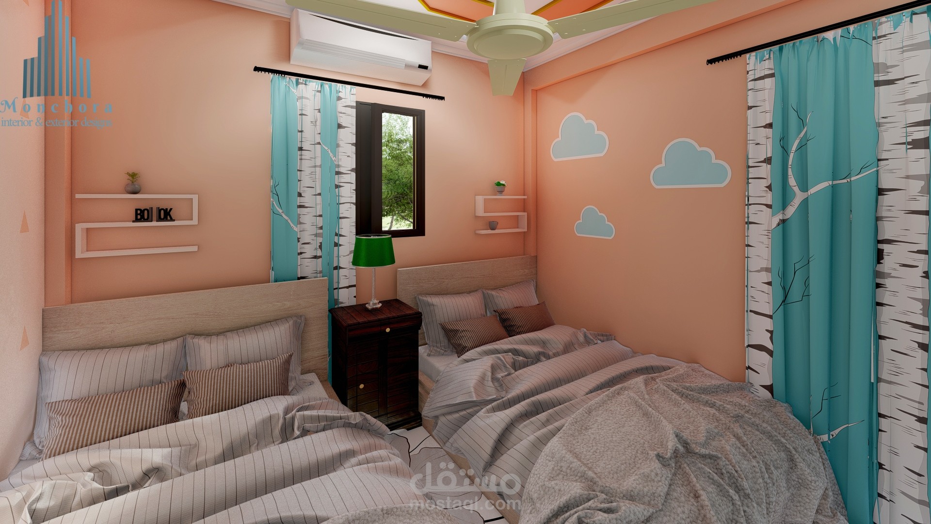 تصميم داخلي لغرفة اطفال