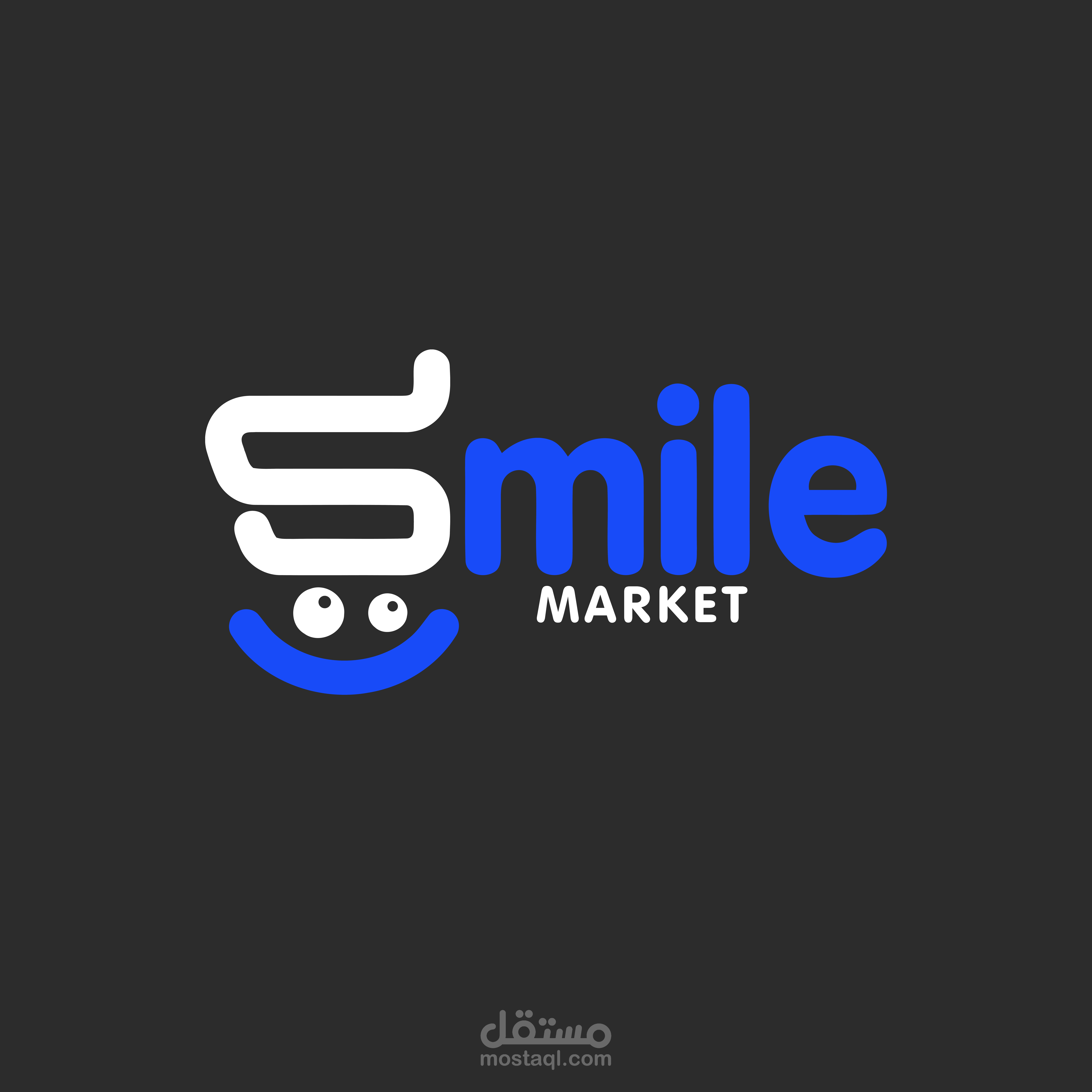 Smile Market "  Logo Design "
