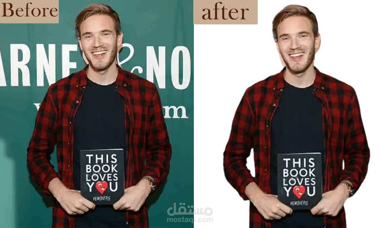 ازاله الخلفيه