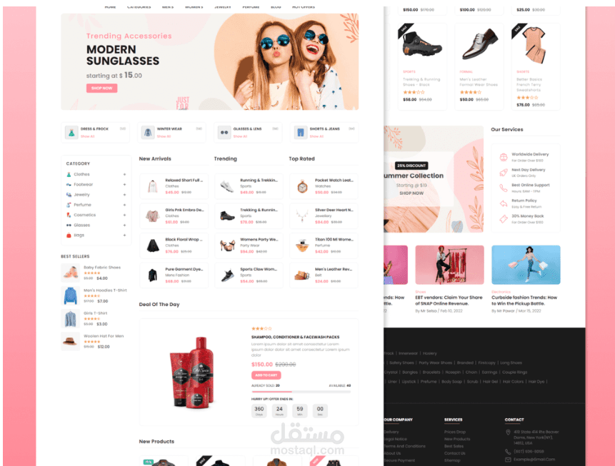 E Commerce Woman Shop
