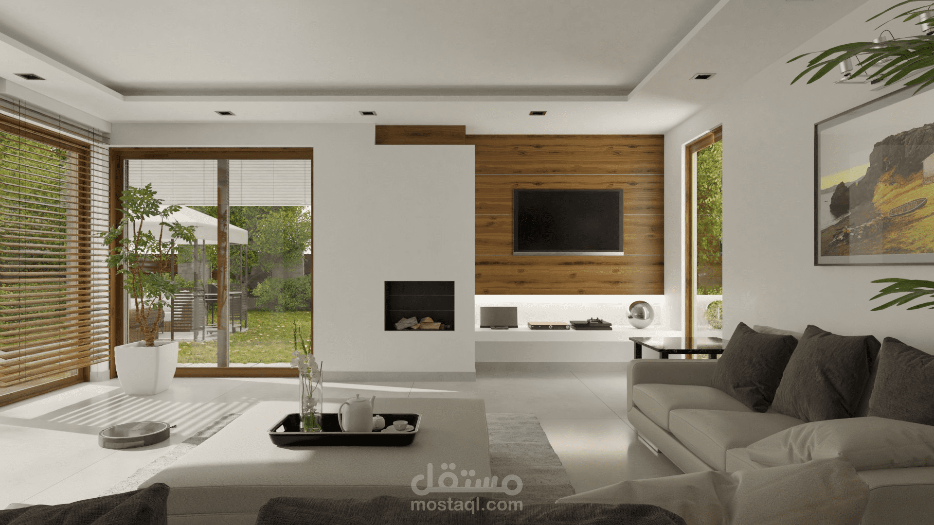 تصميم داخلي لشقة سكنية