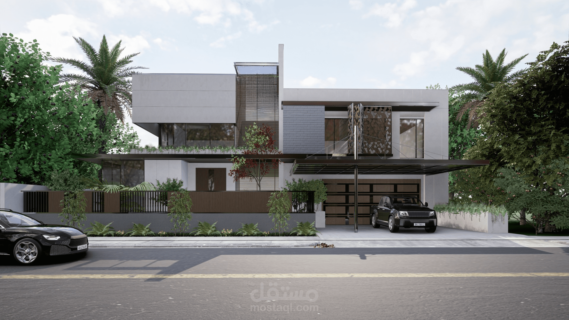 تصميم خارجي لمنزل