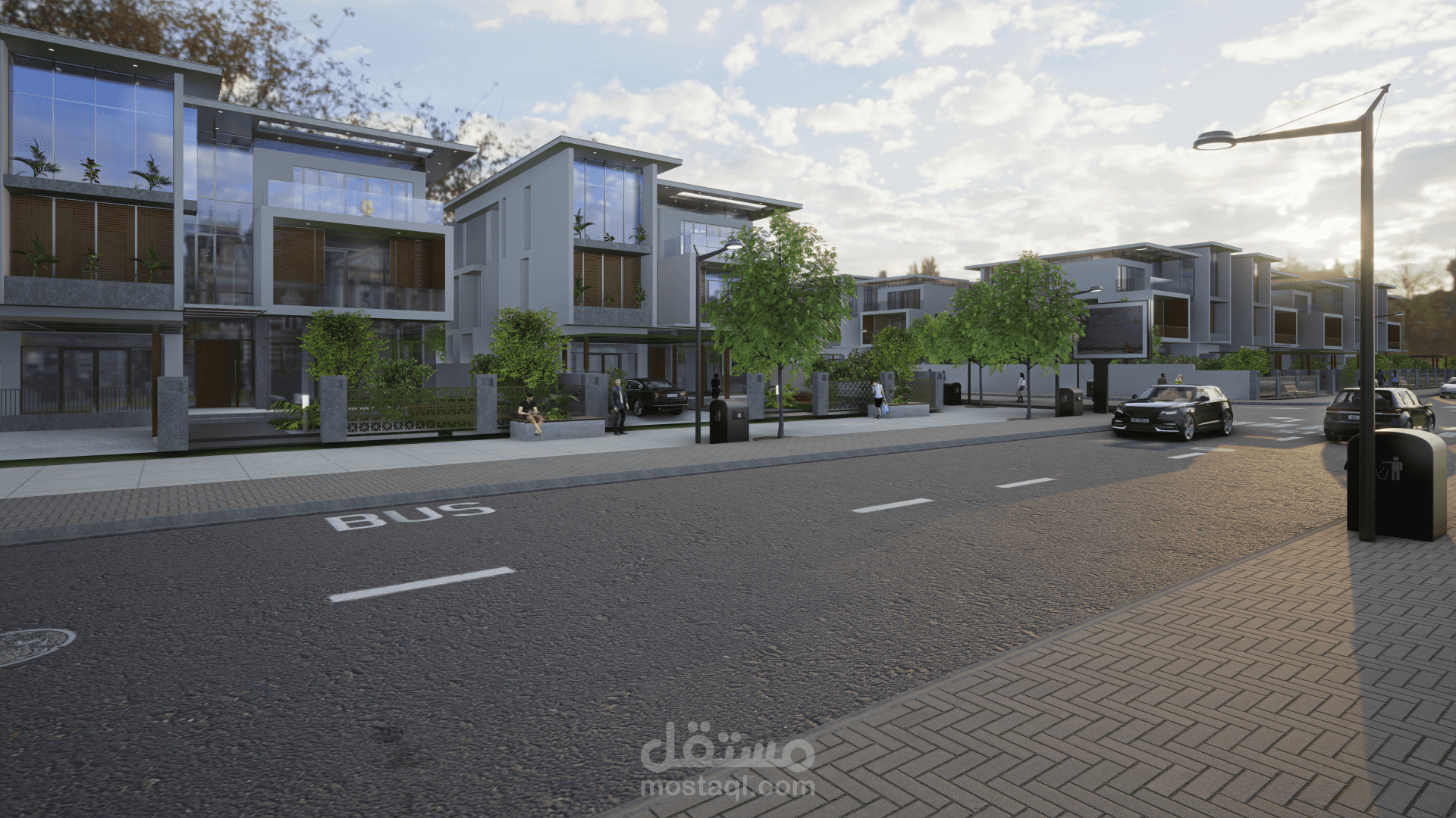 تصميم خارجي لمجمع سكني