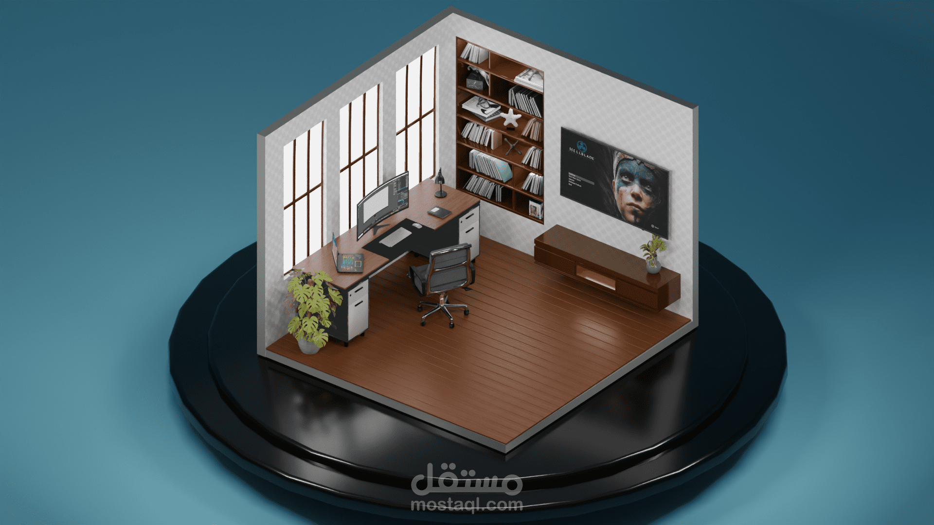 انميشن لغرفة مصغرة