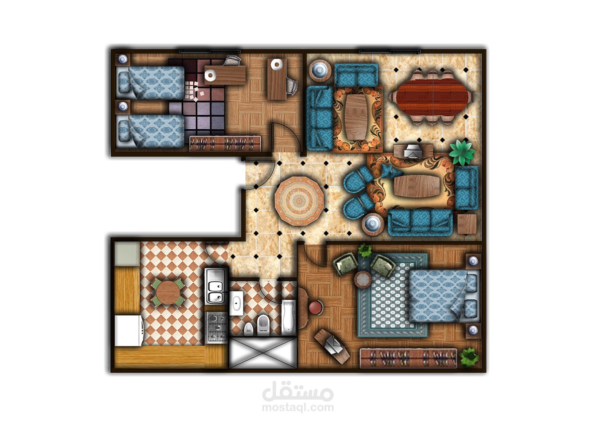 تصميم فرش بالفوتوشوب