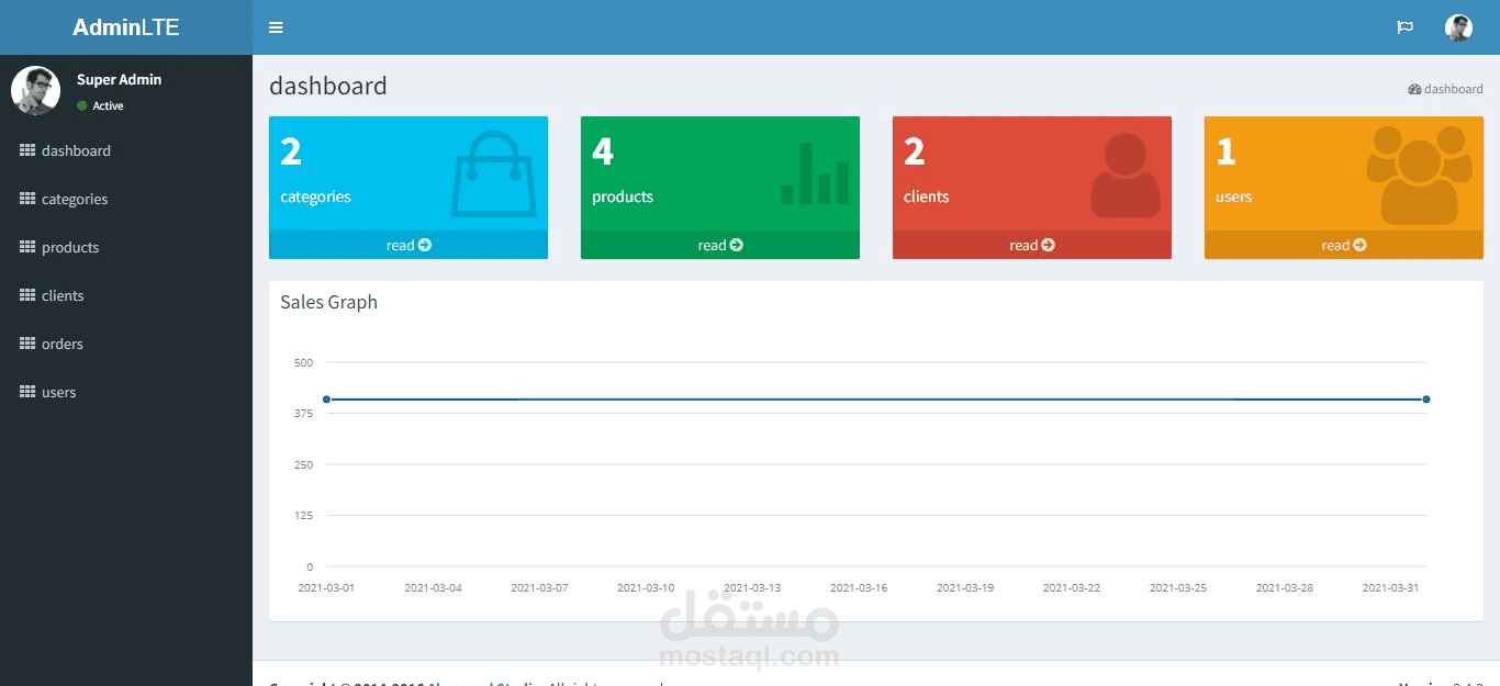 Point of sale (POS) - سيستم مبيعات