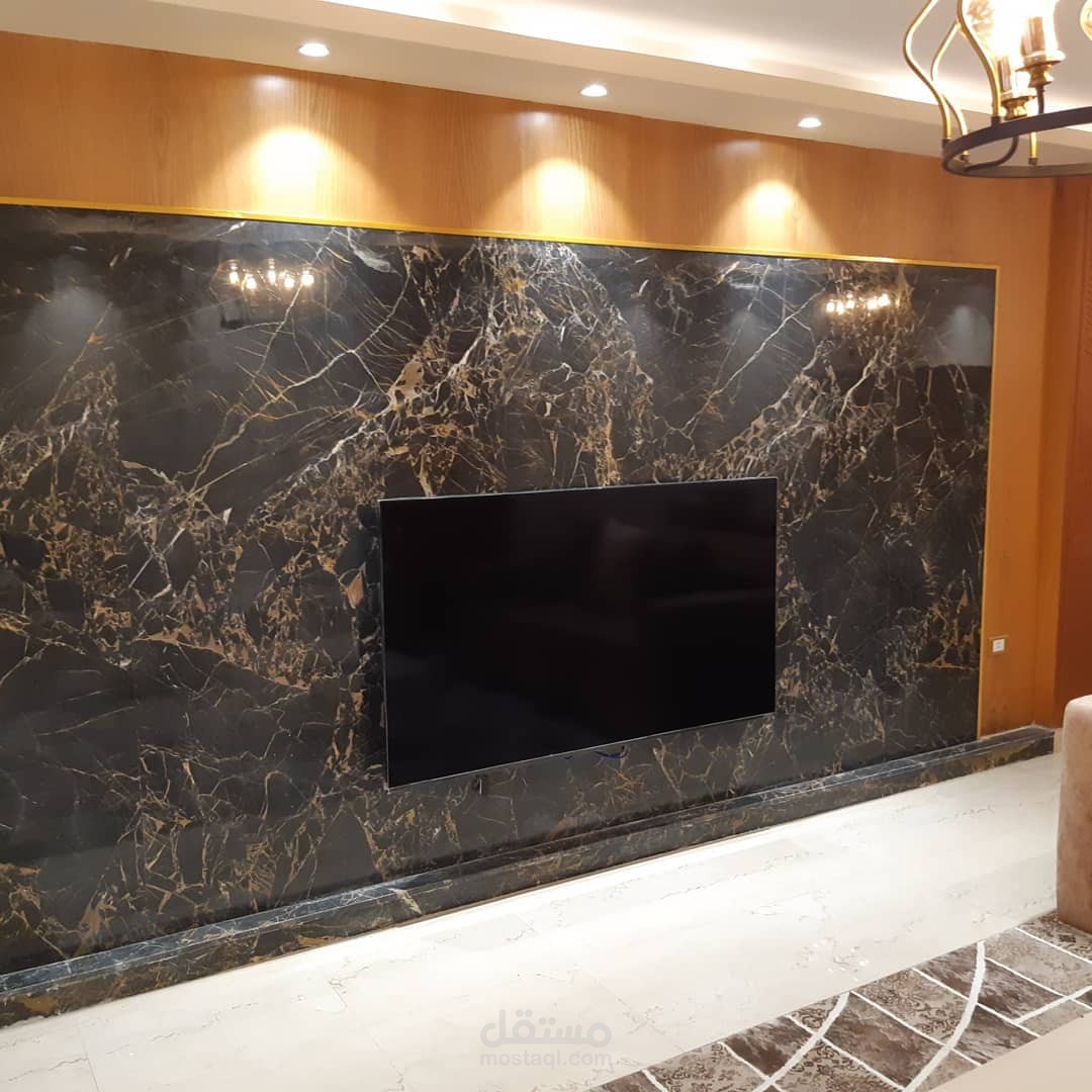 Interior Design and impelementation for a residential unit in Egypt