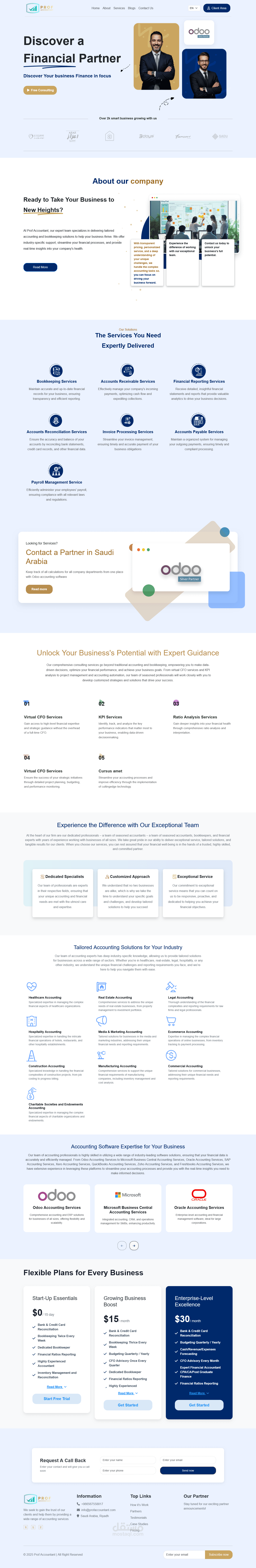 landing page for agent