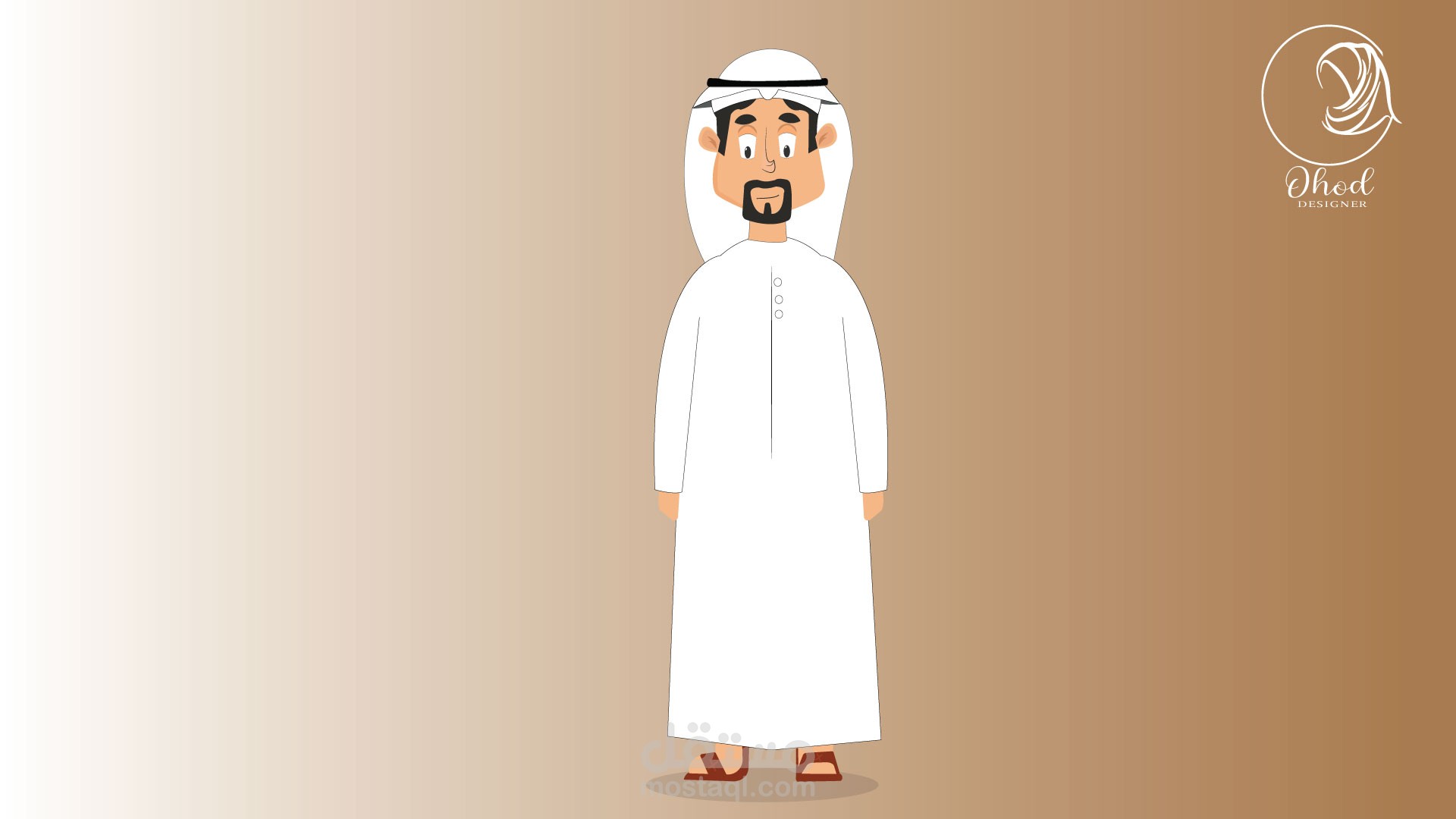رسم شخصيات كرتونية خليجية