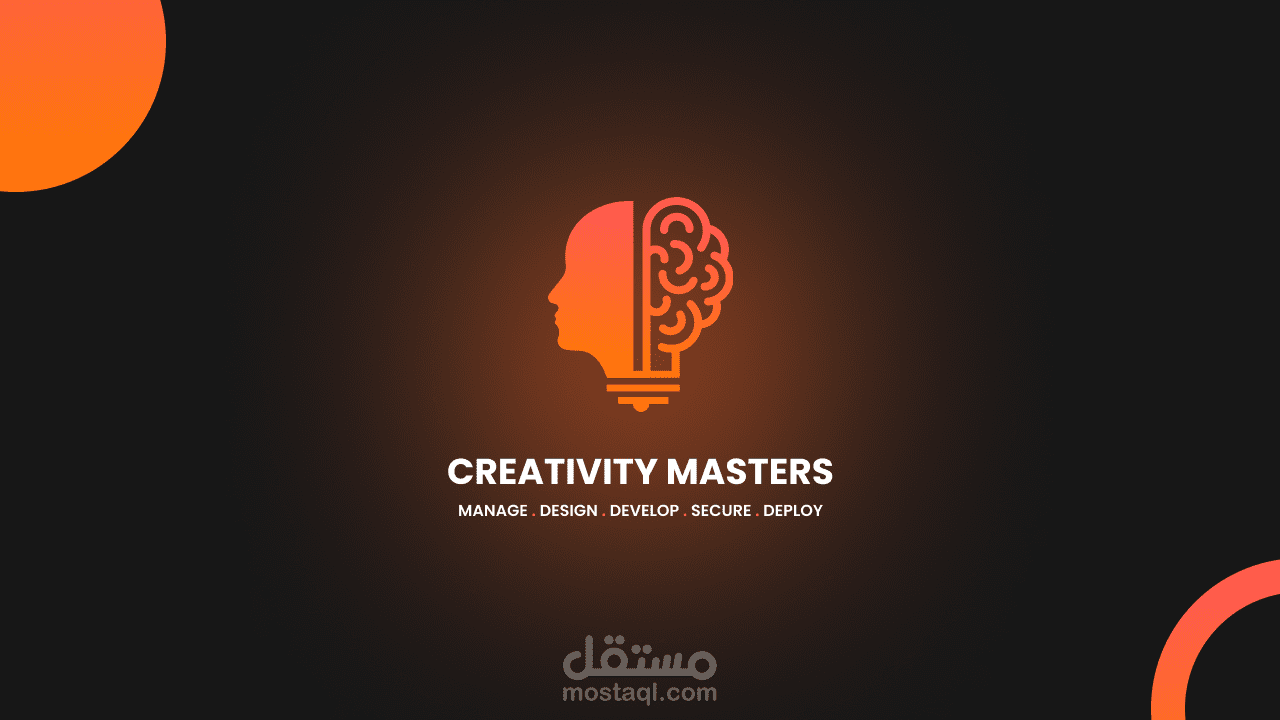 تصميم واجهة وتجربة المستخدم لي شركة Creativity Master المتخصصه في الخدمات الرقمية