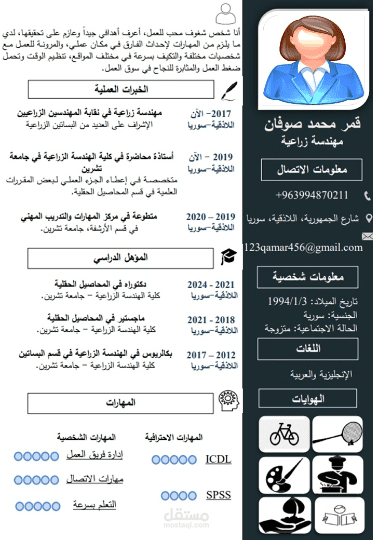 كتابة سيرة ذاتية cv باحترافية عالية تعبر عن خبرتك وشخصيتك