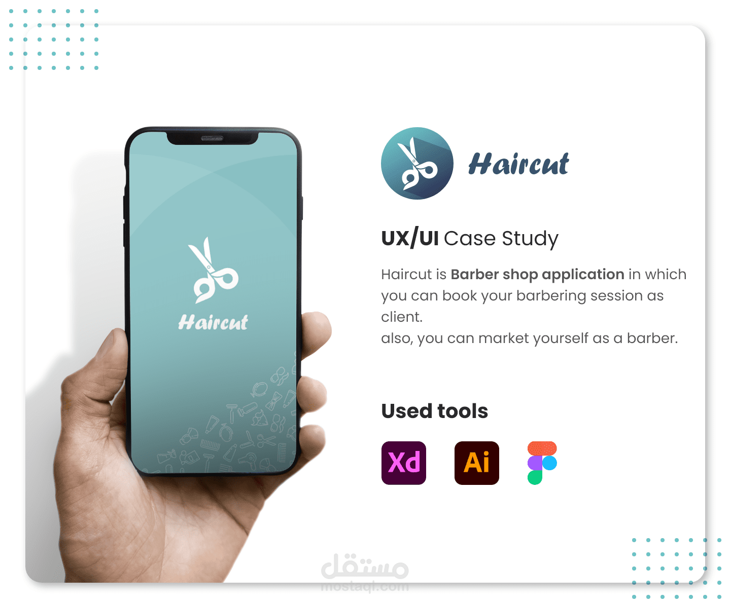 Booking Application Case study | ابلكشن لحجز مواعيد الحلاق