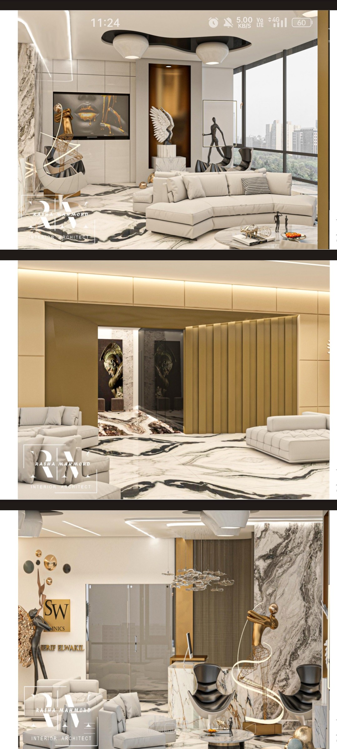 Clinic design at A5 Mall , new Cairo